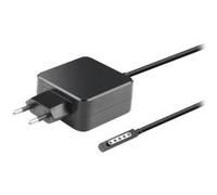 MicroBattery MBXMS-AC0002 adaptateur de puissance & onduleur Intérieur 43 W Noir - Adaptateurs de puissance & onduleurs (Intérieur, 43 W, Ordinateur portable, Surface 1, 2, Pro 1, Pro 2, Noir)