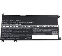 MicroBattery MBXDE-BA0093 Batterie de Rechange pour Ordinateur Portable (Batterie/Batterie, Dell, DNCWSCB6106B, I778-0026GRY, Inspiron 17 7000, Inspiron 17 7778)