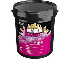 Microbe-Lift Basic 1 Calcium - 14 kg - Complément de Calcium hautement Pur - Favorise la Croissance Saine des coraux et stabilise Les valeurs de l'eau