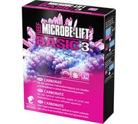 MICROBE-LIFT Basic 3 Carbonate - 500 g - Complément de Carbonate (KH) de Haute pureté, Essentiel pour l'alimentation des coraux, la Croissance et la qualité de l'eau dans Les Aquariums Marins.