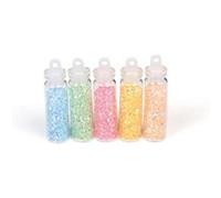 Microbilles mini diamants pastel 5 flacons - graine créative Multicolore - assort. G
