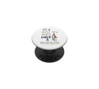 Microbiologie : C'est Un Tout Nouveau Monde sous Un Microscope PopSockets PopGrip Adhésif