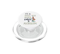 Microbiologie : C'est Un Tout Nouveau Monde sous Un Microscope PopSockets PopGrip pour MagSafe