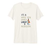 Microbiologie : C'est Un Tout Nouveau Monde sous Un Microscope T-Shirt Haut de Gamme