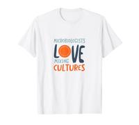Microbiologie drôle Les microbiologistes adorent mélanger Les Cultures T-Shirt Graphique avec Valeur