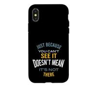 Microbiologie Juste Parce Que Vous ne Pouvez Pas Le Voir Coque pour iPhone X/XS