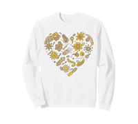 Microbiologie Virus et bactéries Biologie Cardiaque Microbiologiste Sweatshirt