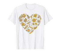 Microbiologie Virus et bactéries Biologie Cardiaque Microbiologiste T-Shirt Graphique avec Valeur