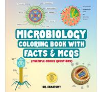 Microbiology Coloring Book With Facts & Mcqs (Multiple Choice Questions)