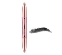 Microblading Eyebrow Crayon à sourcils 2 en 1 Dual Eye Brow avec 4 pointes fourchues et pointe pinceau précise