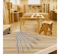 Microcarving Lot de 6 forets en acier pour sculpture de racines en bois d'olivier avec poignée de 2,35 mm Compatible avec outils rotatifs (1 mm)