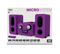Microchaîne violette Lecteur CD - Radio PLL FM Stéréo - 2 hauts parleurs