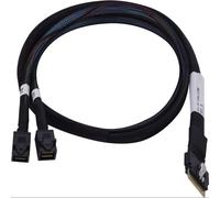 Microchip 2304900-R : Câble SAS 0.8m, Connecteur SlimSAS ×8 (SFF-8654) vers 2MiniSAS HD ×4 (SFF-8643), compatible SmartRAID/HBA