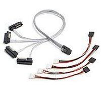 Microchip Adaptec - Câble interne SAS - Mini SAS (SFF-8087) (M) pour alimentation interne 4 plots, SAS 29 broches internes (SFF-8482) - 1 m