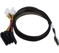 Microchip Technology 2305300-R câble Serial Attached SCSI (SAS) 0,8 m Noir, Multicolore
