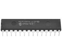 Microchip Technology Microcontrôleur embarqué SPDIP-28 8-Bit 16 MHz Nombre I/O 23 Tube