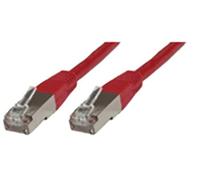 Microconnect 0.25 m Cat6 RJ-45 - Câble de réseau (RJ-45, RJ-45, Mâle/Mâle, Cat6, F/UTP (FTP), Rouge)