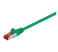 MicroConnect - 0,25 m cat6 rj-45 - câble réseau (cat6, f/utp (FTP), rj-45, rj-45, mâle/mâle, Vert)