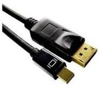 Microconnect 1 M Mini Displayport/displayport - Cables Displayport (mini Displayport, Displayport, Masculin, Masculin, Or, Noir)