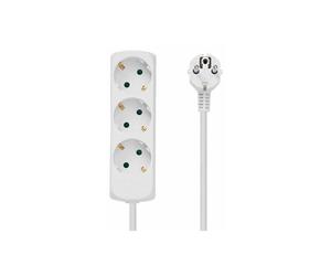MicroConnect 3-Way - Coupe-circuit - entrée : alimentation - connecteurs de sortie : 3 - 1.8 m cordon - blanc