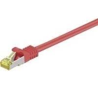 MicroConnect - Câble réseau - RJ-45 (M) pour RJ-45 (M) - 3 m - SFTP - CAT 7 - sans halogène, sans crochet - rouge