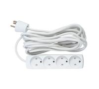 MicroConnect - 4-way Danish Power Strip 5m - Barres d'alimentation