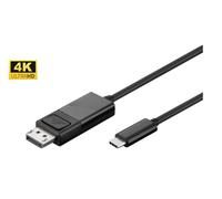 MicroConnect - 4K USB-C to Displayport Cable - Adaptateurs DisplayPort