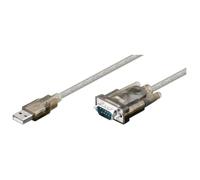 Microconnect 68875 câble Série Transparent 1,5 m USB Type-A
