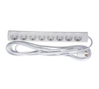 MicroConnect - 8-way Danish Power Strip 5m - Barres d'alimentation
