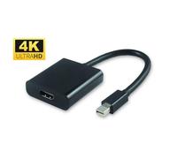 MicroConnect Convertisseur vidéo Mini DisplayPort vers HDMI actif 1.2 4K 3840x2160 Noir