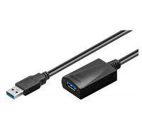 MicroConnect - Active USB 3.0 cable, A-A M-F - Câbles USB