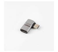 MicroConnect - Adaptateur USB - 24 pin USB-C (M) incliné pour 24 pin USB-C (F) droit - USB4 Gen3x2 - débit de transfert de données jusqu'à 40 Gbps, Alimentation USB (240 W) - noir