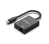 MicroConnect - Adaptateur réseau - USB-C - Gigabit Ethernet x 1 + USB-C x 1 - noir