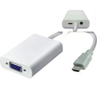 MicroConnect Adapter HDMI - VGA M/F, White