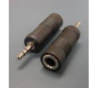 Microconnect audalt Adaptateur de Cable - Adaptateur pour Cable (3.5 mm, 6.3 mm, Noir, mâle/Femelle)