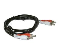 Microconnect AUDCC10 câble audio 10 m 2 x RCA Noir