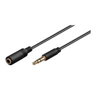Microconnect AUDLG1G câble audio 1 m 3,5mm Noir
