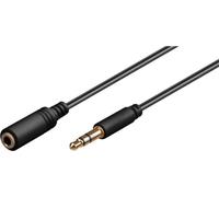 Microconnect AUDLG1G Câble audio 1 m 3.5mm noir (AUDLG1G)
