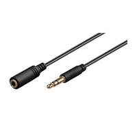 Microconnect AUDLG2G câble audio 2 m 3,5mm Noir