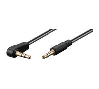 Microconnect AUDLL05A câble audio 0,5 m 3,5mm Noir
