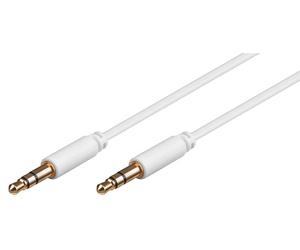 Microconnect AUDLL05W câble audio 0,5 m 3,5mm Blanc