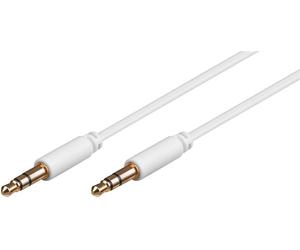 Microconnect AUDLL2W câble audio 2 m 3,5mm Blanc