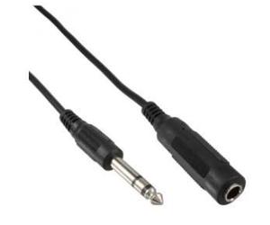 Microconnect AUDNU5 câble audio 5 m 6,35 mm Noir