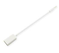 Microconnect audusbfw 3.5mm usb a blanc adaptateur et connecteur de câbles
