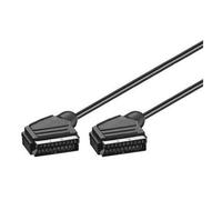 Microconnect AVPP1 Câble SCART 1,5 m SCART (21-pin) Noir