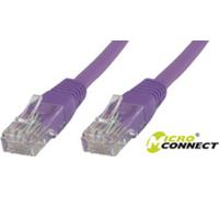 Microconnect B-UTP60025P Câble réseau Violet 0,25 m Cat6 U/UTP (UTP) (B-UTP60025P)