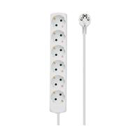 Microconnect GRU00615W multiprise 1,5 m 6 sorties CA Blanc