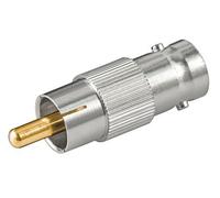 Microconnect BNCRCAADAPTOR changeur de genre de câble RCA BNC Argent
