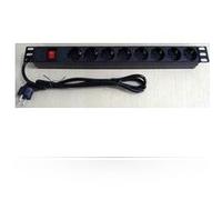 Microconnect cabinetacc23 Noir 1U Unité de Distribution de l'énergie (PDU)