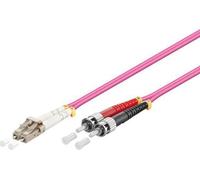 MicroConnect Câble à fibre optique OM4 Multimode Duplex LC-ST Violet 5m LSZH - pour Ethernet 10G/40G/100G, centres de données